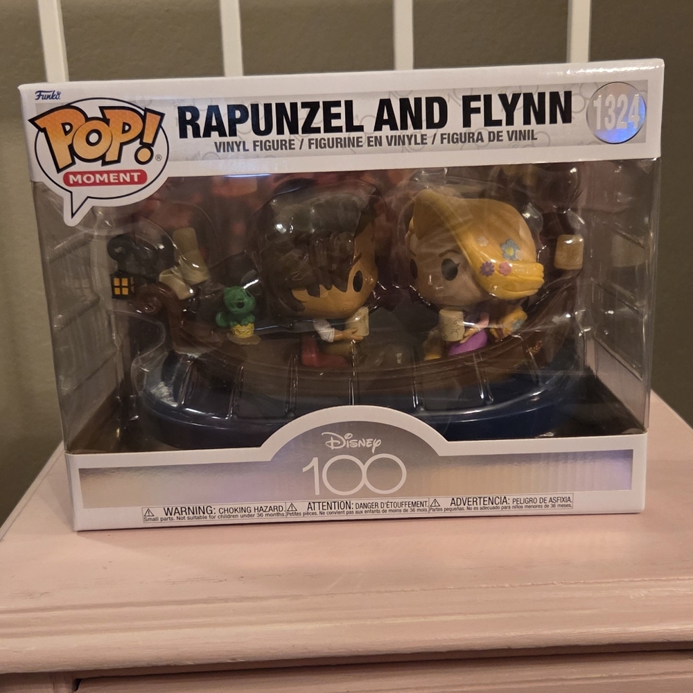 ♡ rapunzel and flynn #1324 funko pop! moments disney 100 vinyl figure new ♡